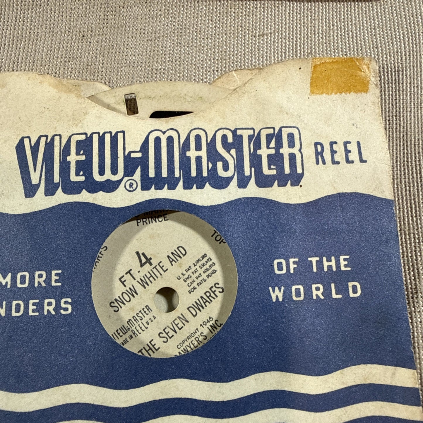 Vintage 1950s Sawyers View Master Reel Lot 3 Viewers + 31 Reels + cases