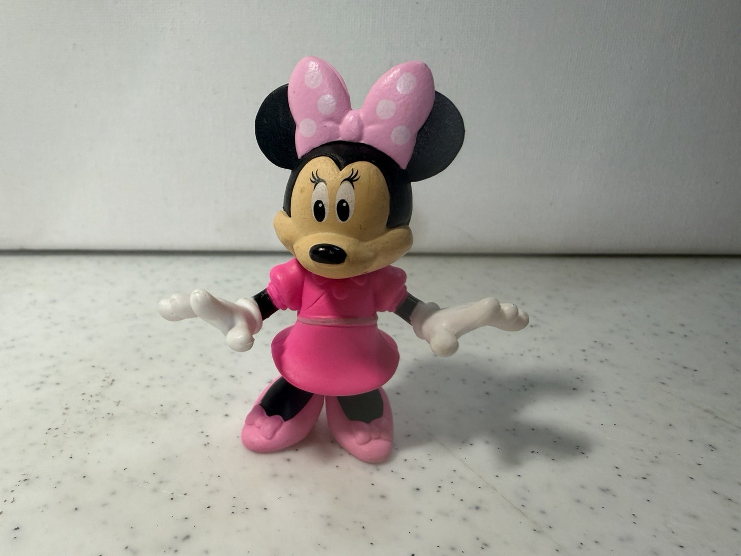 Disney Minnie Mouse Red Dress Figure Lot of 4 Vintage PVC Cake Topper Toy Set