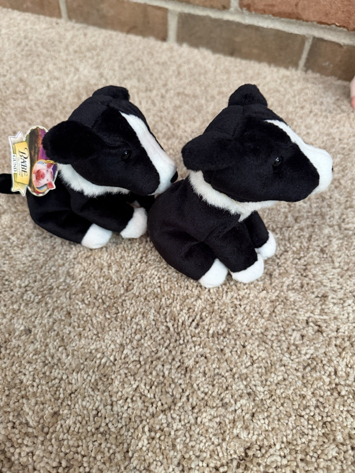 Vintage Babe Gallant Pig Gund Plush Animal Pig Sheep Ducks Dogs Farm Lot of 6
