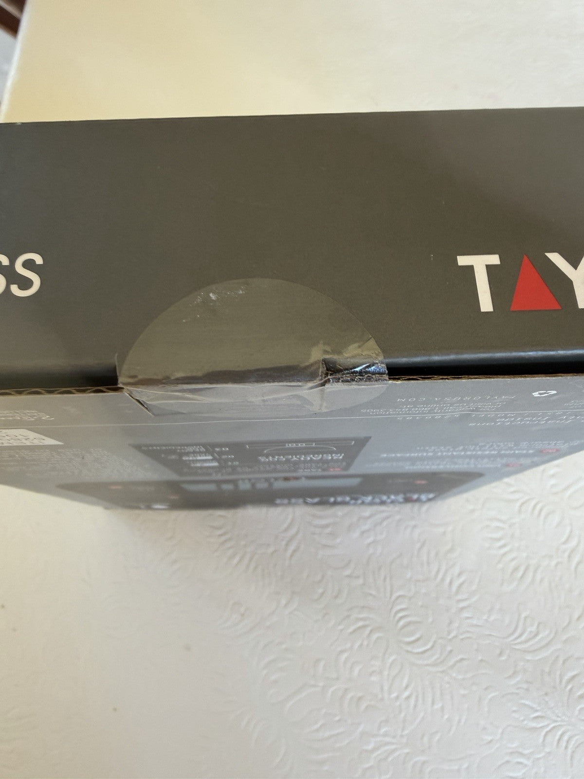 Taylor Digital Kitchen Scale Black Glass 11 lb Capacity New Sealed Box