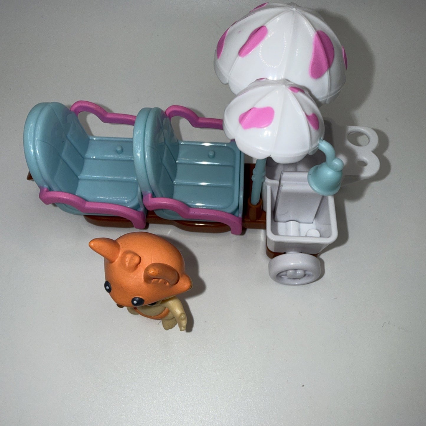 Moose Twozies Two Cool Ice Cream Cart Box Babies Fox Costumes Figure Incomplete