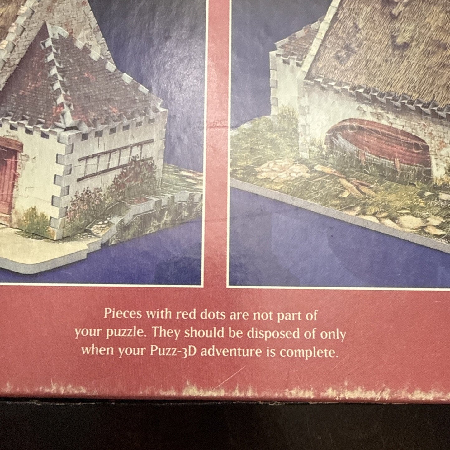 Vintage 1994 1995 Puzz 3D Maison Catherine Breton Cottage Puzzle Lot 2 Wrebbit