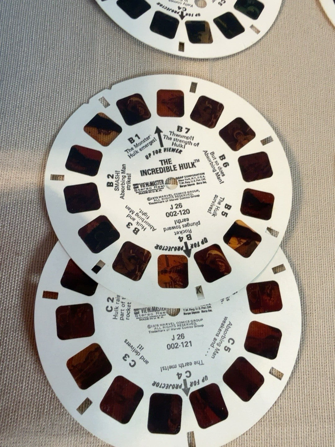 Vintage View Master Blue Collector’s Case 3 Red View Master 3D & 39 Reels