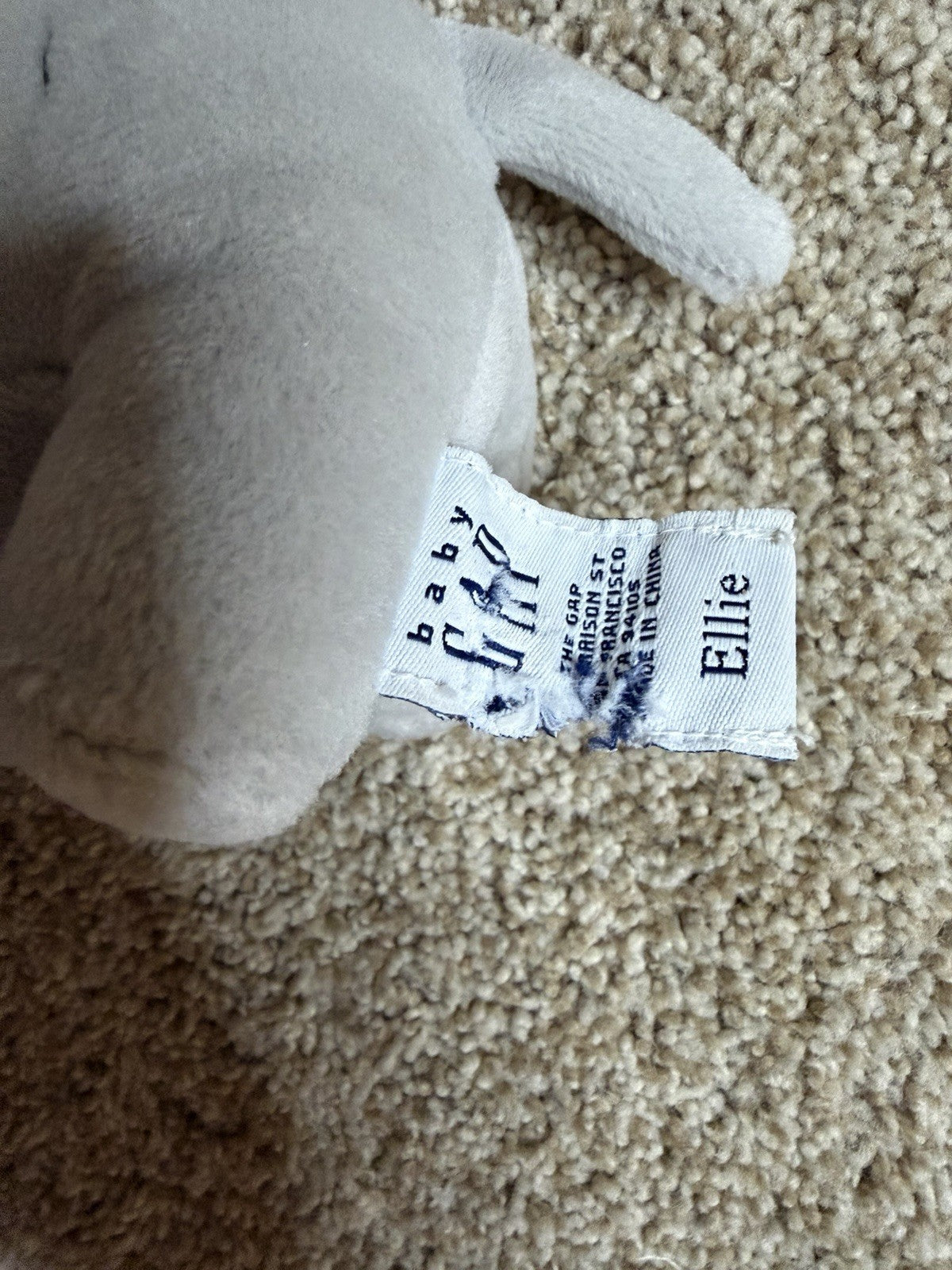 Baby Gap Plush Lot 4 Elephant Ellie Horse Cow Pig Stuffed Animals Vintage Toys