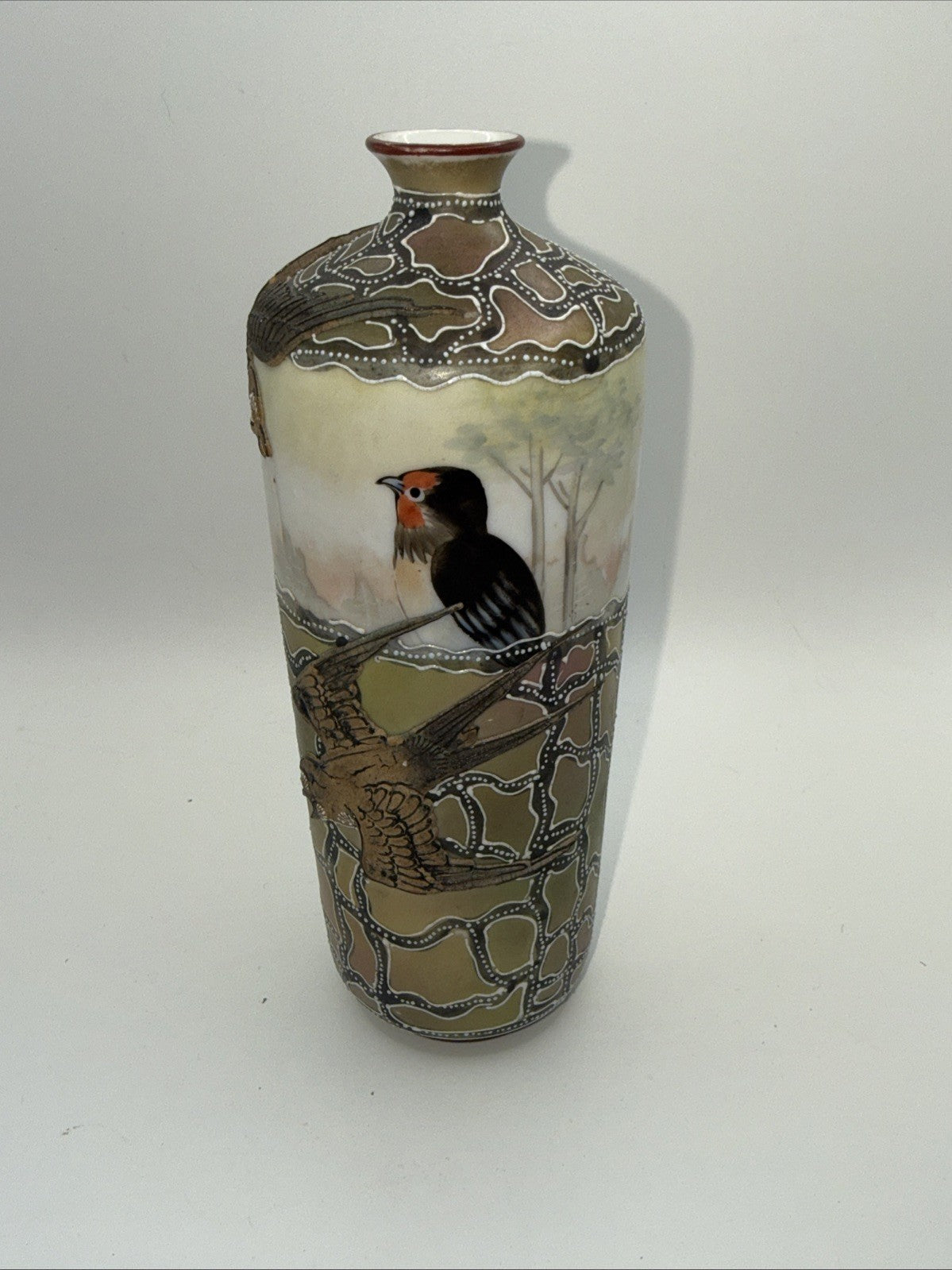 Vintage Noritake Vase Rare Art Deco Style 7x3