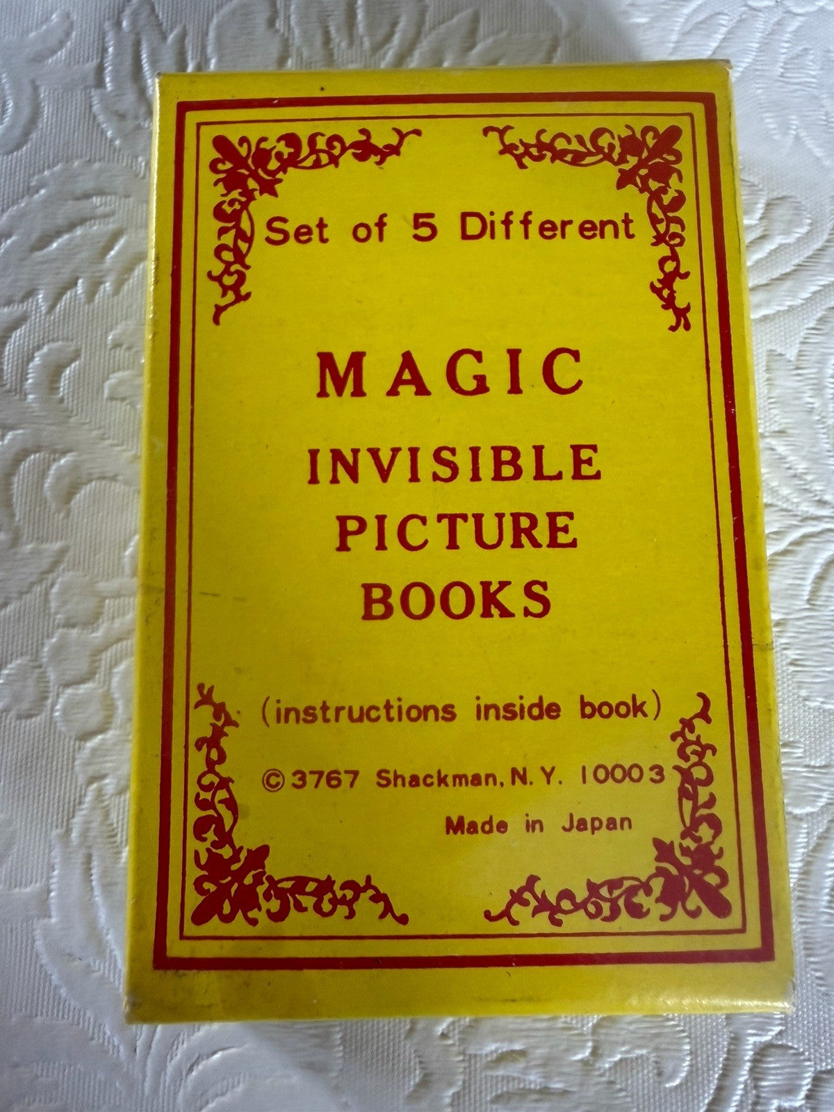 Vintage Shackman Magic Invisible Picture Books Circus Carnival Japan Lot of 5