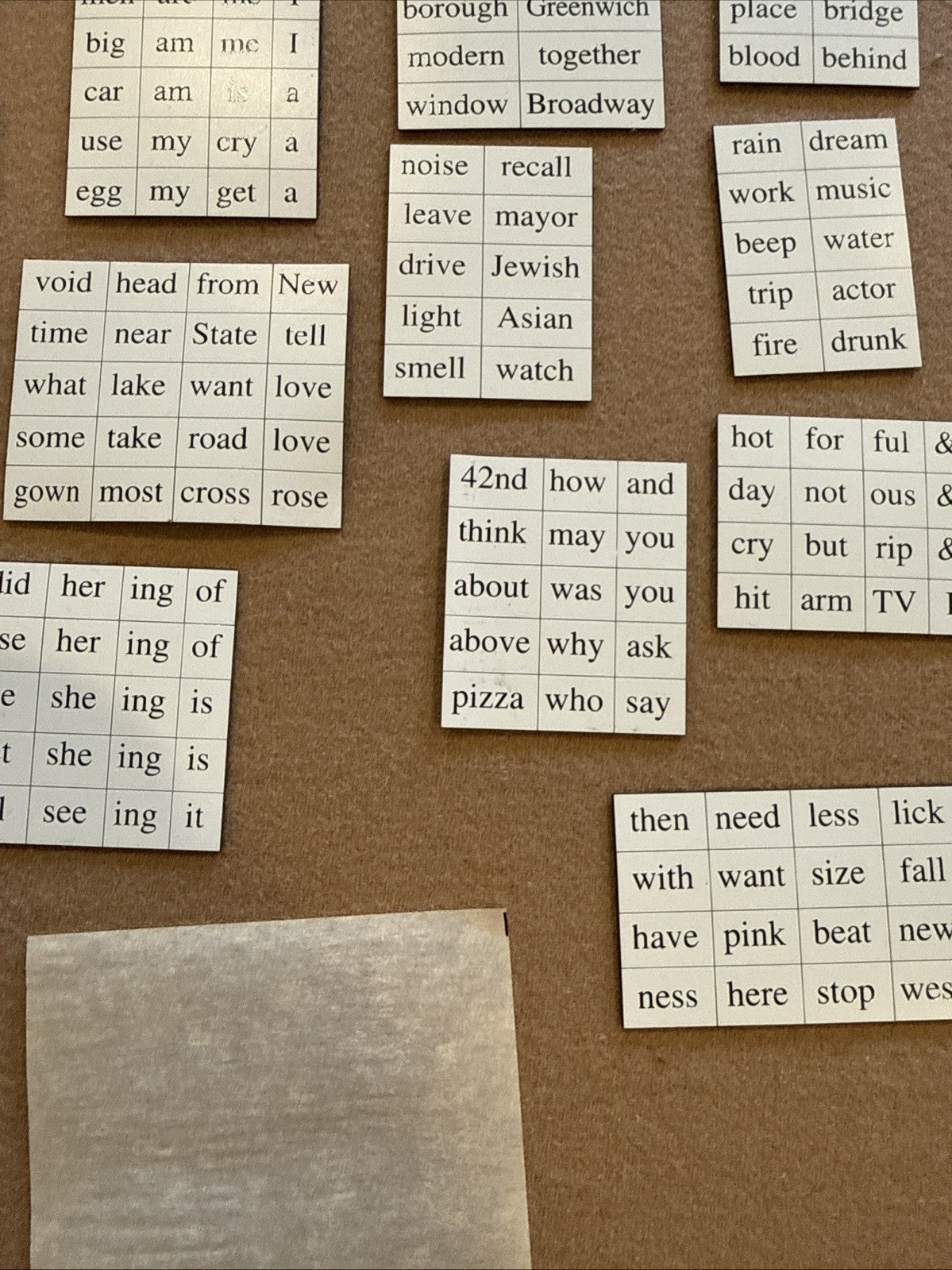 Magnetic Poetry Kit New York City Edition, Near Complete, NYC Theme Word Magnets