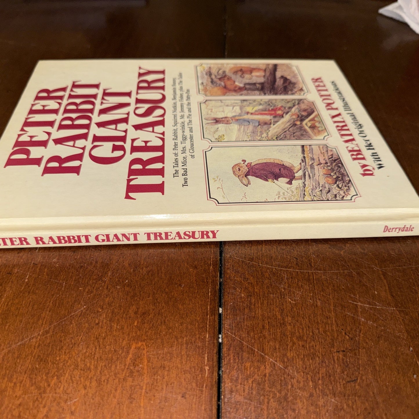 Vintage Giant Treasury Of Peter Rabbit Beatrix Potter 1980 Hardcover