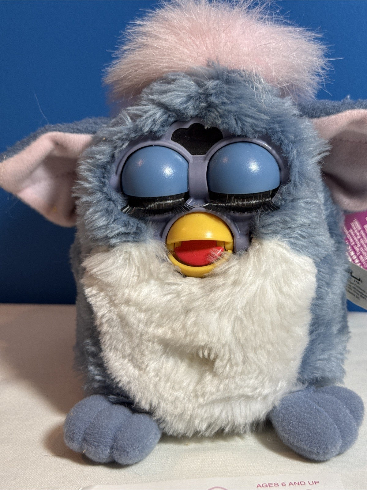 Vintage 1990s Tiger Furby Lot of 5 Peach Clown Snowball Zebra Sleepy Time