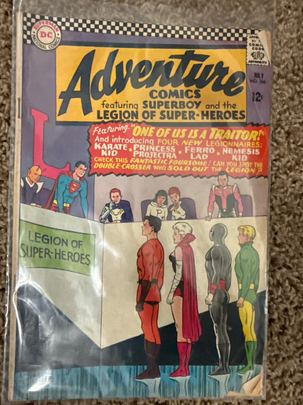 Adventure Comics 346 Karate Kid 6 DC Lot Princess Projectra Ferro Lad Silver Age