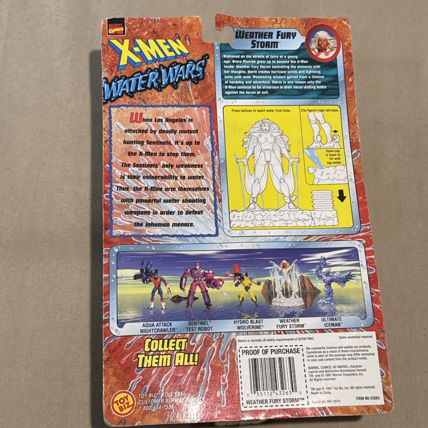 Marvel ToyBiz X Men Action Figure Lot 4 Vintage Sealed Collectibles
