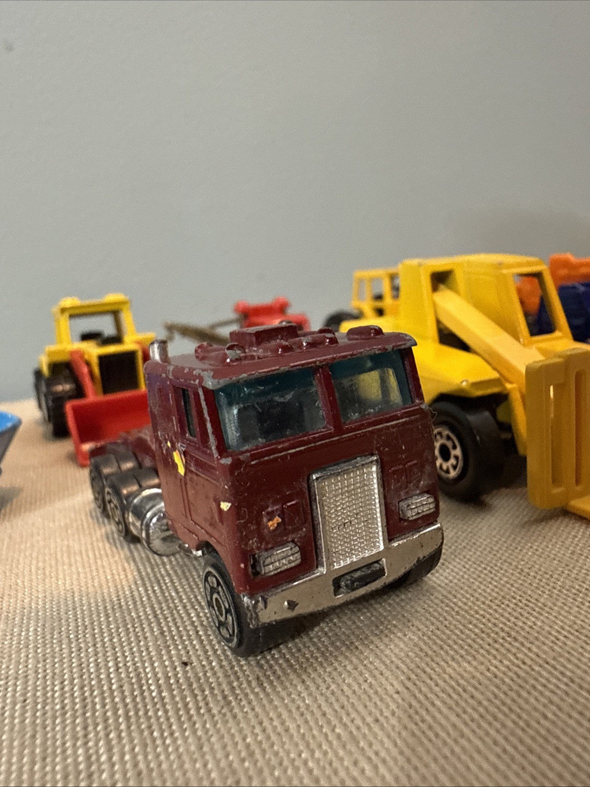 Vintage Matchbox Lesney Superfast Construction Lot Rod Roller Tractor Forklift⁠