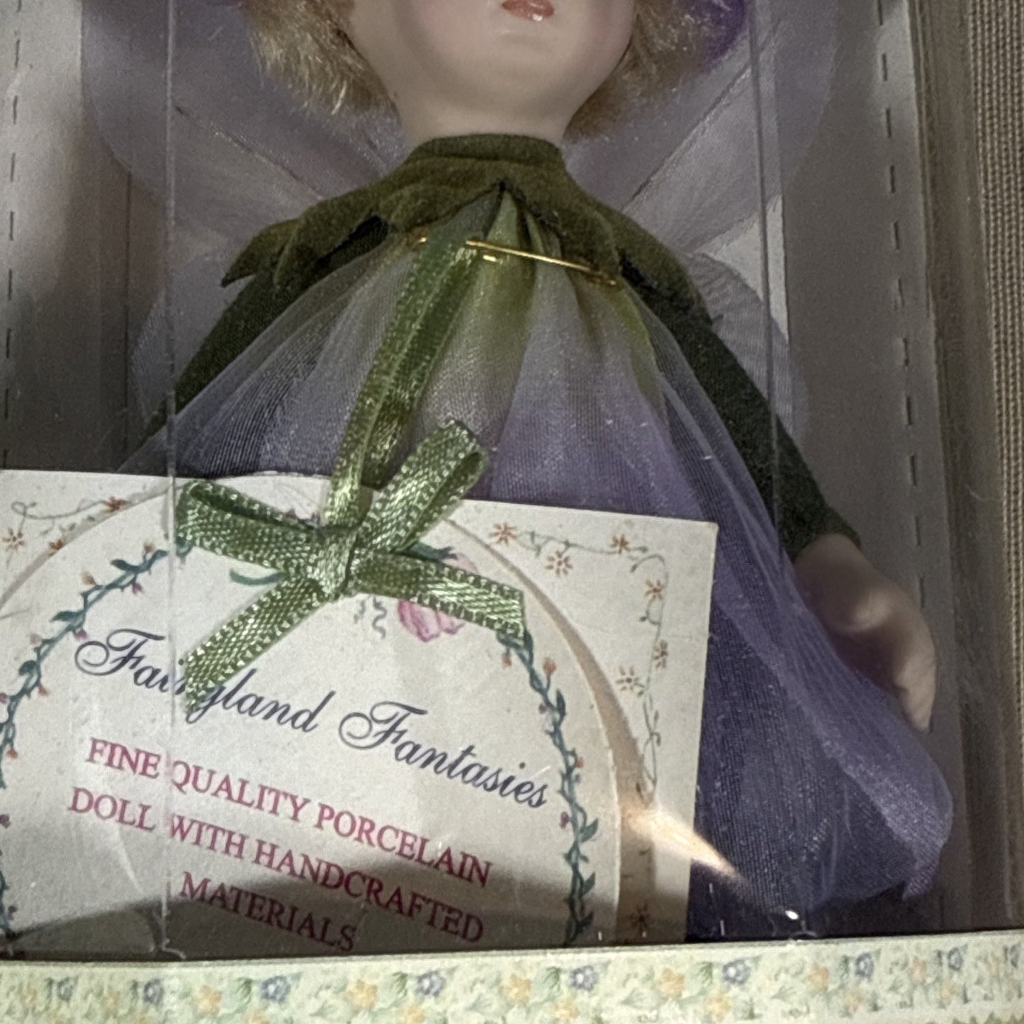 Fairyland Fantasies Patsy Becky Porcelain Fairy Dolls NIB Pair