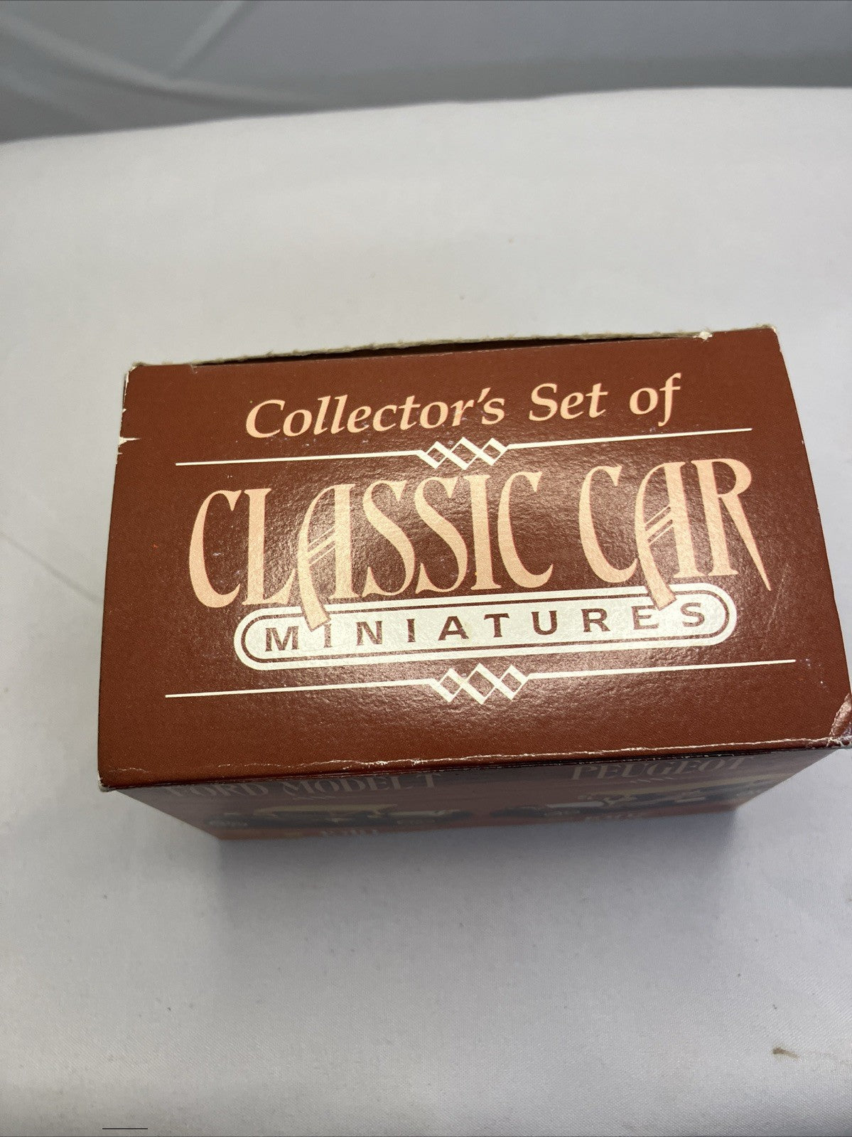 Readers Digest Classic Cars Miniature Set Collectible 1989 set of 6