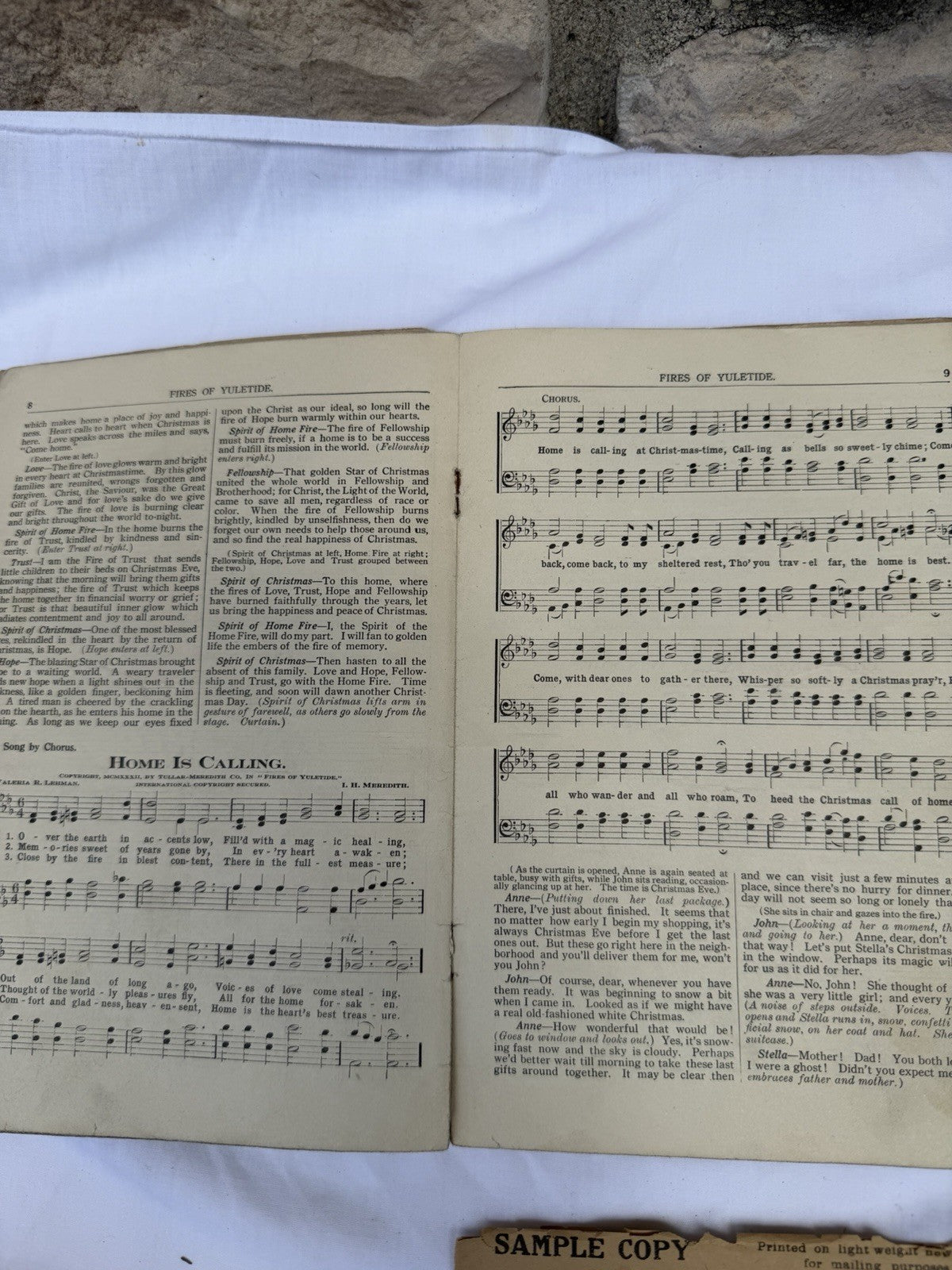 Vintage 1920s 1930s Christmas Pageant Play Cantata Sheet Music Lot Rare