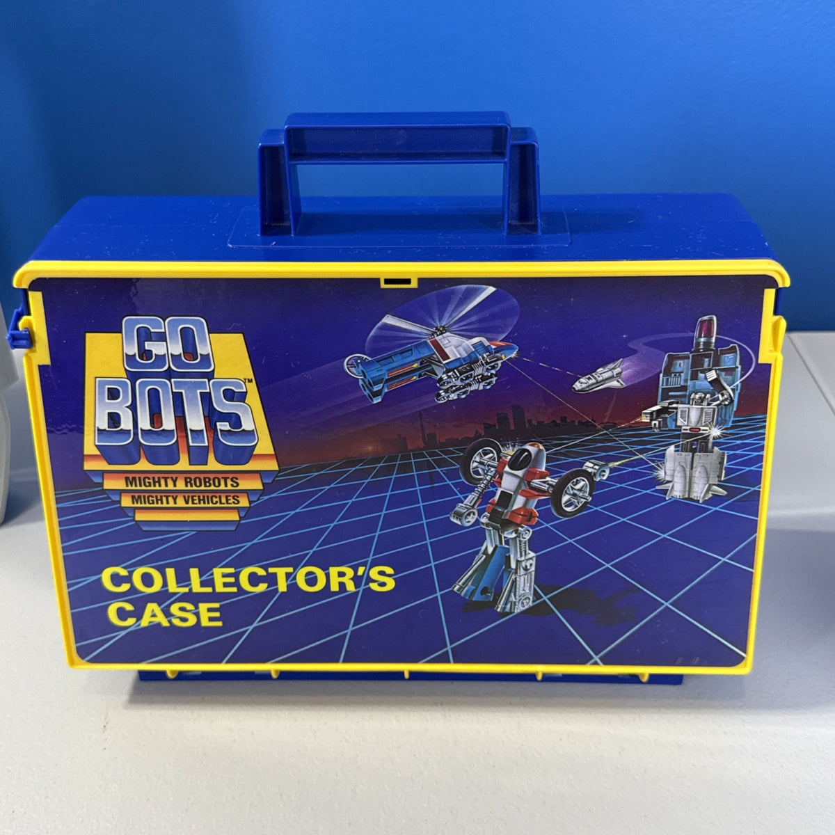 Vintage Tonka GoBots Command Center Playset Carrying Case 1980s Incomplete Set