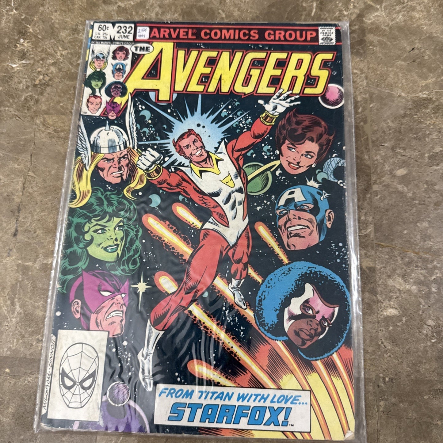 Marvel Comics Lot Avengers 232 Starfox Joins + Creatures Loose 32 Kraven