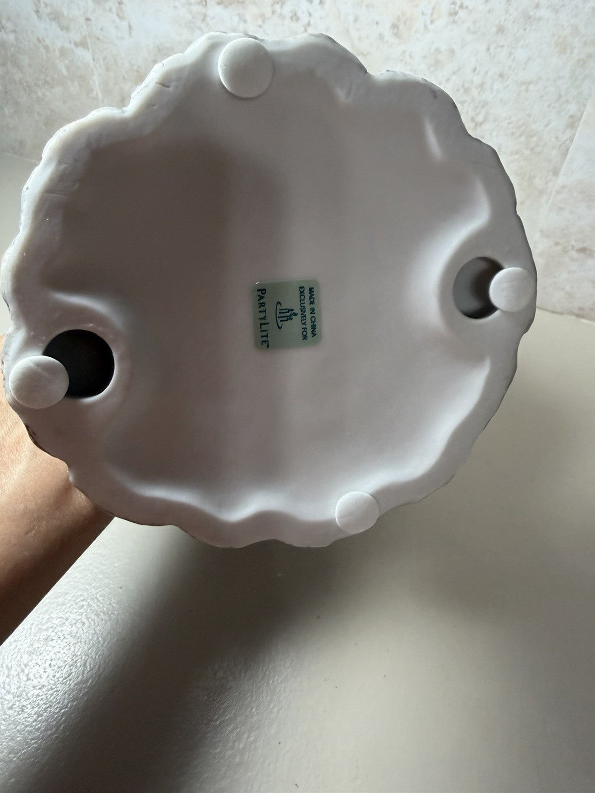 Vintage PartyLite Tree Top Inn P7320 Tealight Holder Birds Flowers New NIB Box