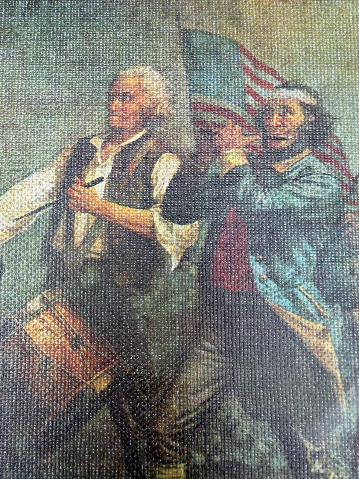 Vintage The Spirit of 76 Canvas Print Archibald Willard Lambert Studios 9x12