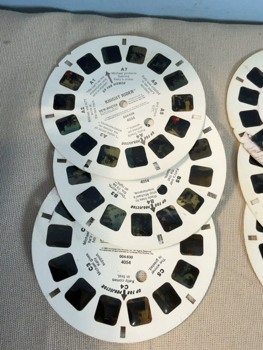 Vintage View Master Blue Collector’s Case 3 Red View Master 3D & 39 Reels