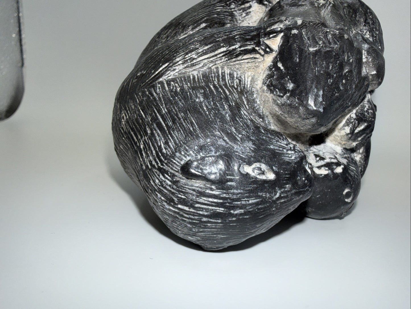 Wolf Original The Wolf Sculptures Soapstone Carved Beavers Native Canadian Vtg