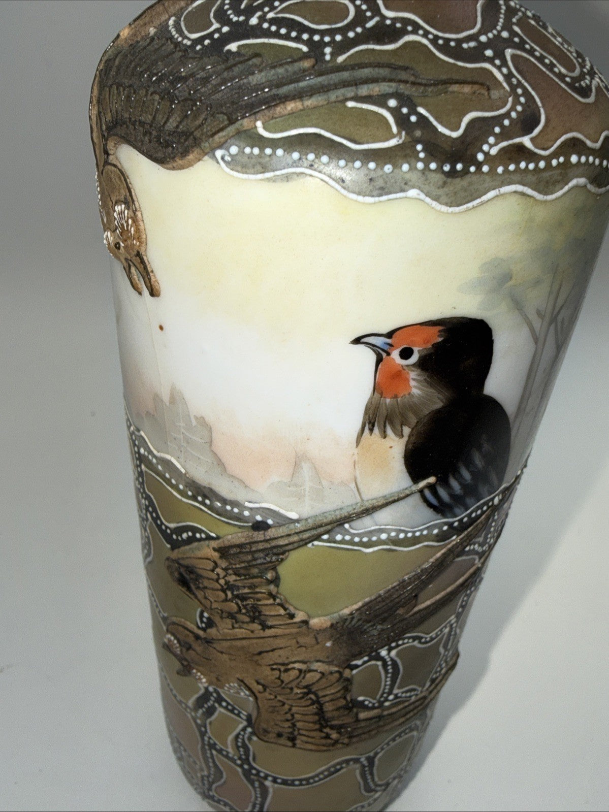 Vintage Noritake Vase Rare Art Deco Style 7x3