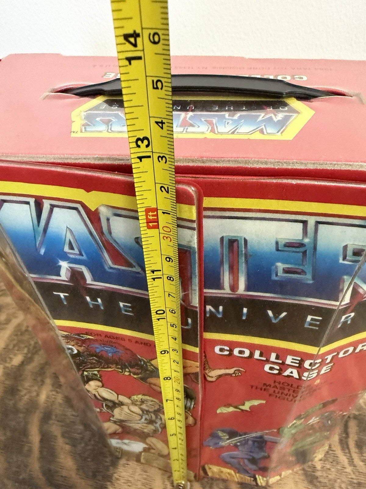 Vintage 1980s Masters of the Universe Mattel Collectors Case Holds 8 MOTU Figure