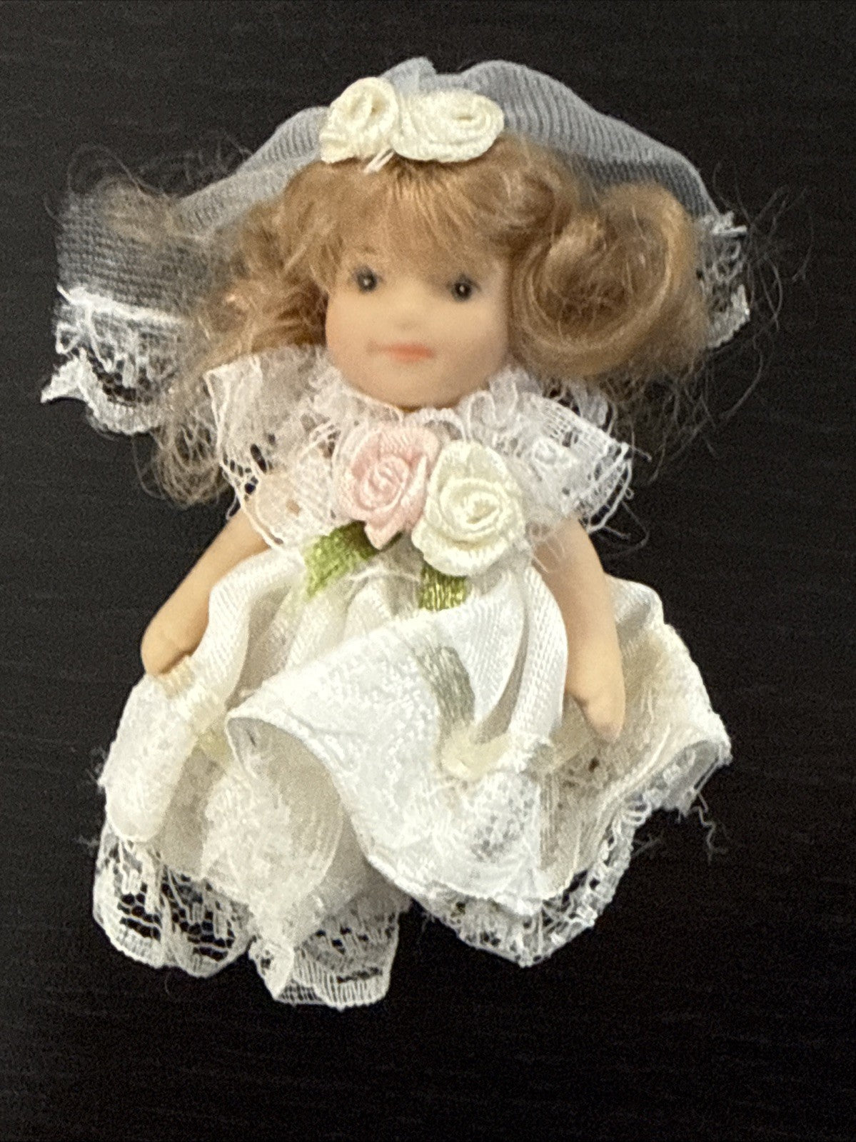 Cameo Kids Porcelain Dolls Lot of 5 Jointed 3" Mini Dolls