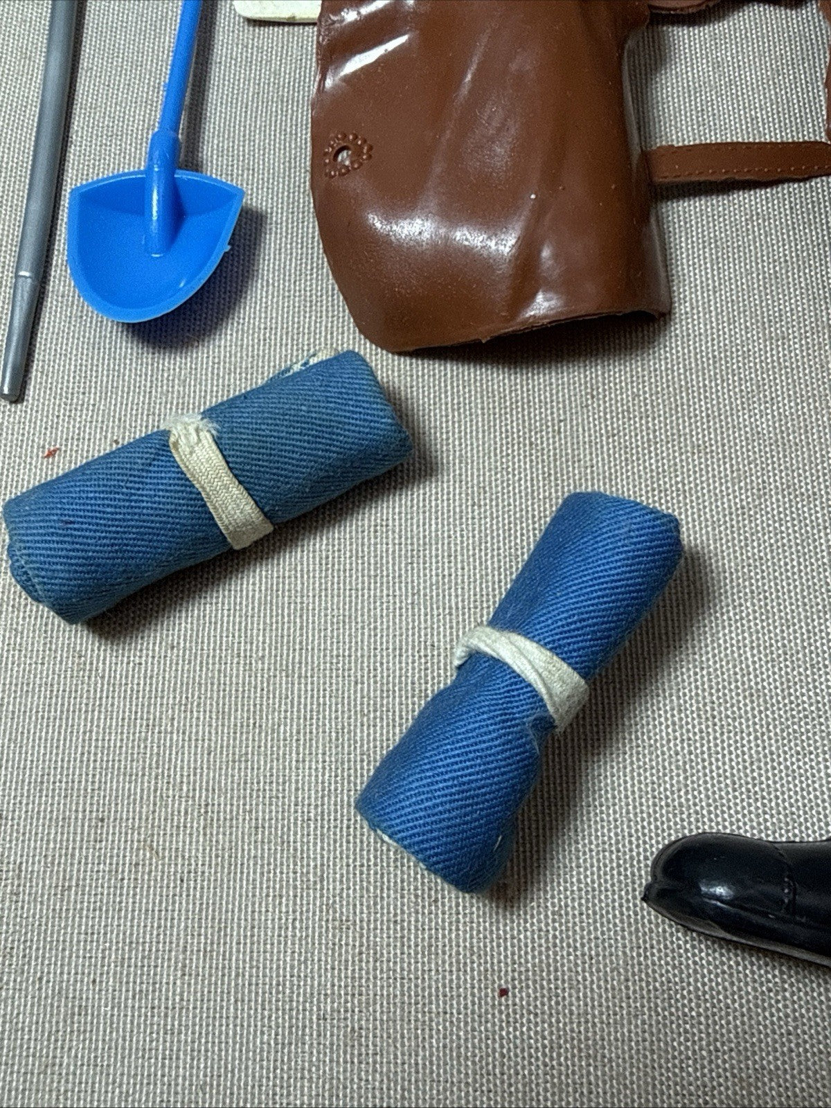 Vintage Johnny West Big Jim GI Joe Accessory Lot Cowboy Climbing Tool Equipment