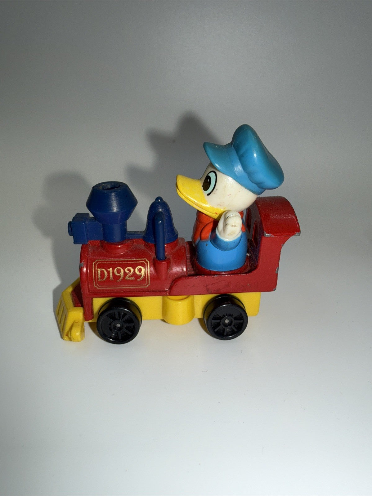Vintage Disney Mickey Mouse Car Donald Duck Train Toy Set