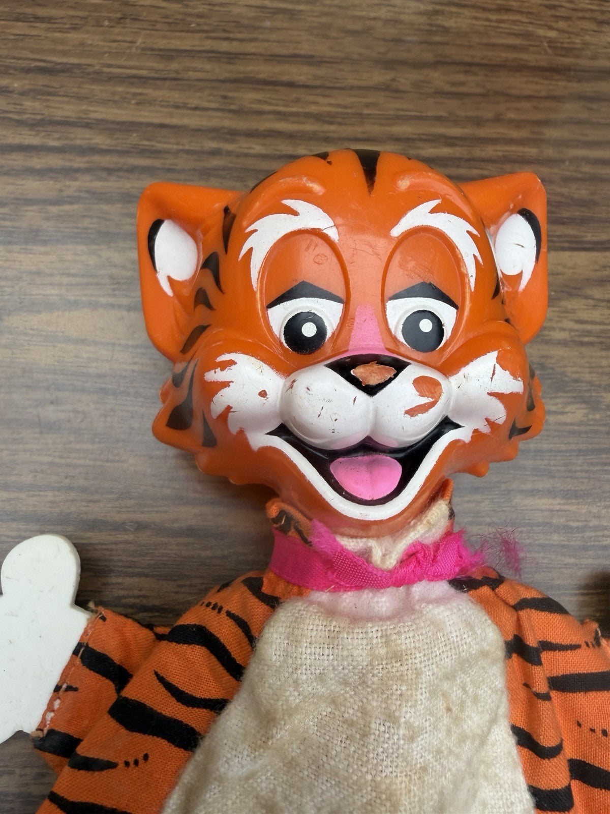 Vintage Animal Fair Puppet Plush Lot Walrus Tiger Shaggy Dog 5 Piece Set