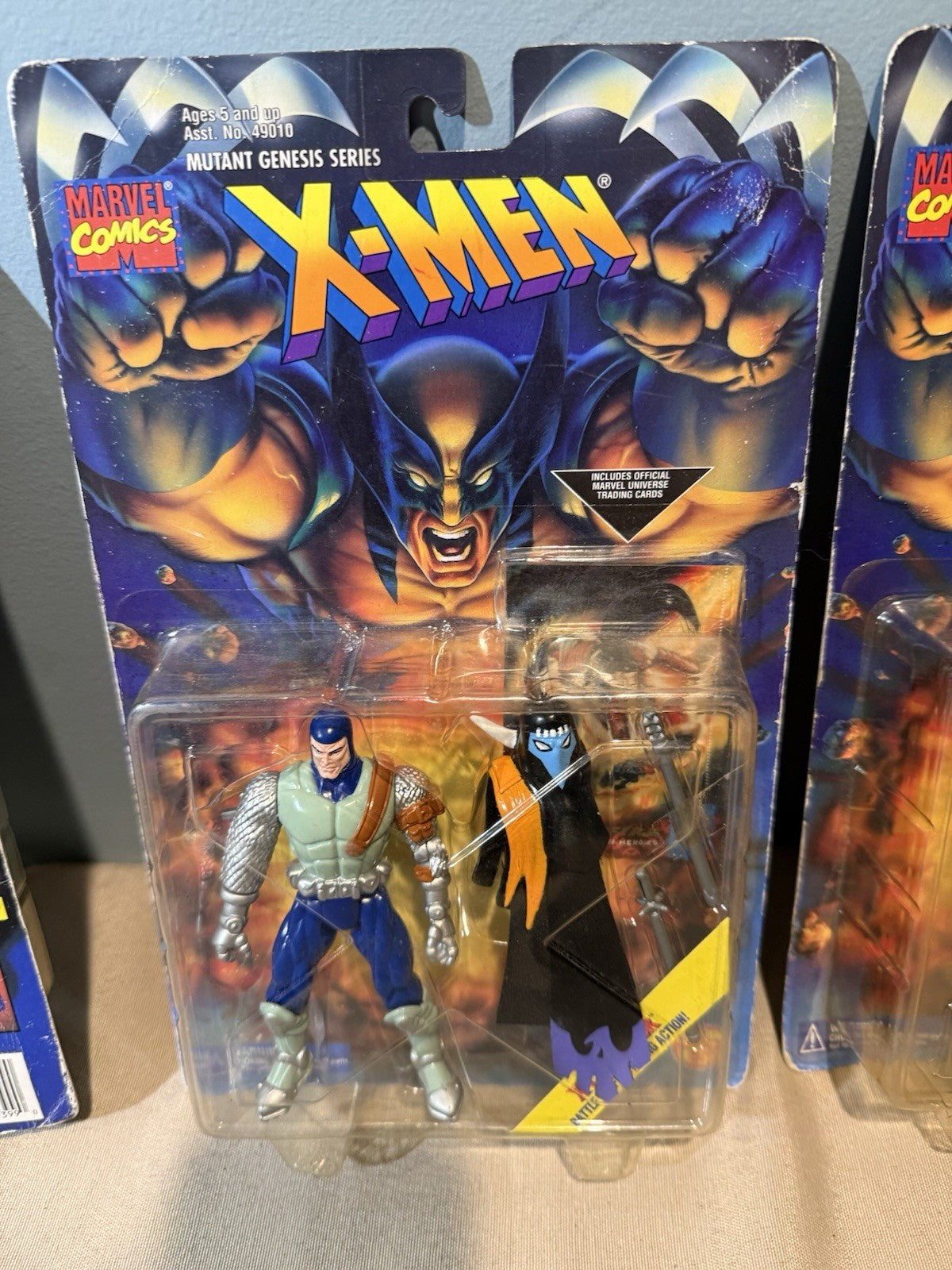 Vintage ToyBiz X Men MOC Carded Figure Lot 4 Marvel Sealed Collectibles