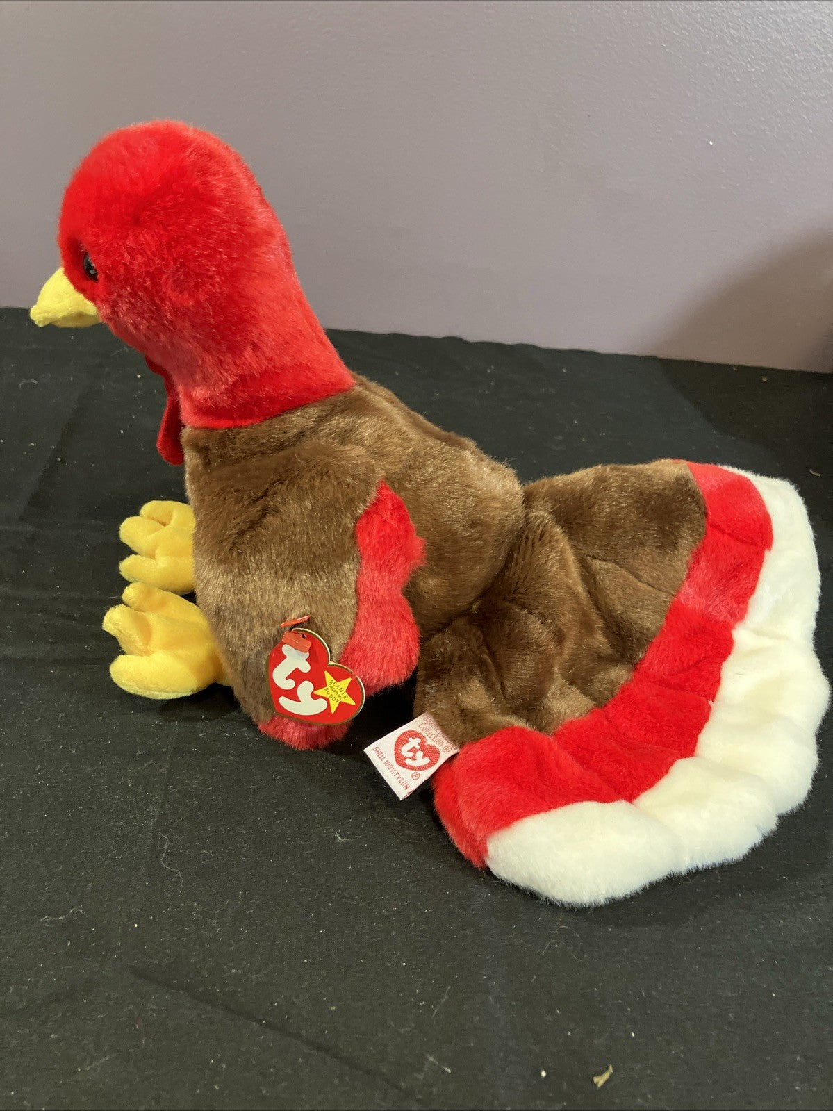Ty Beanie Buddies Gobbles Turkey Plush MWMT 8.5"