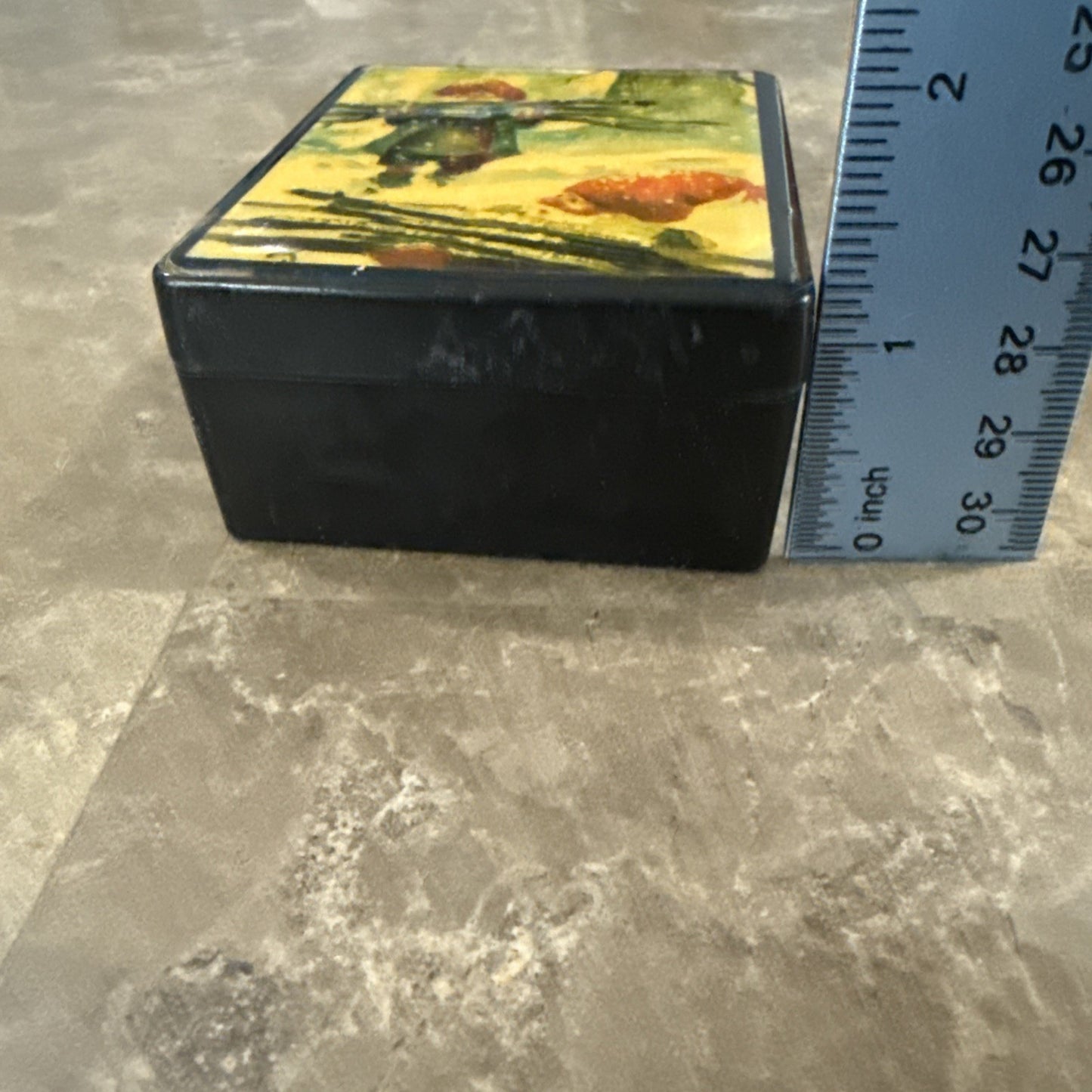 Decorative Trinket Box Featuring Artwork by Norwegian Artist Svein Solem