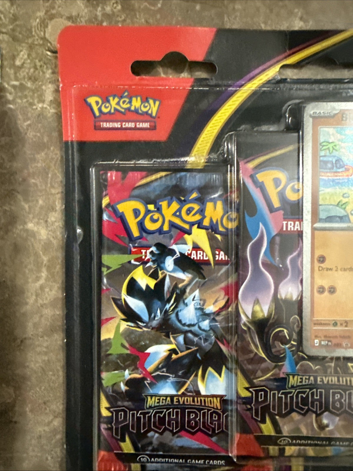 Pokemon Mega Evolution Pitch Black Lot Of 6 Pack/Sets -See Photos & Description