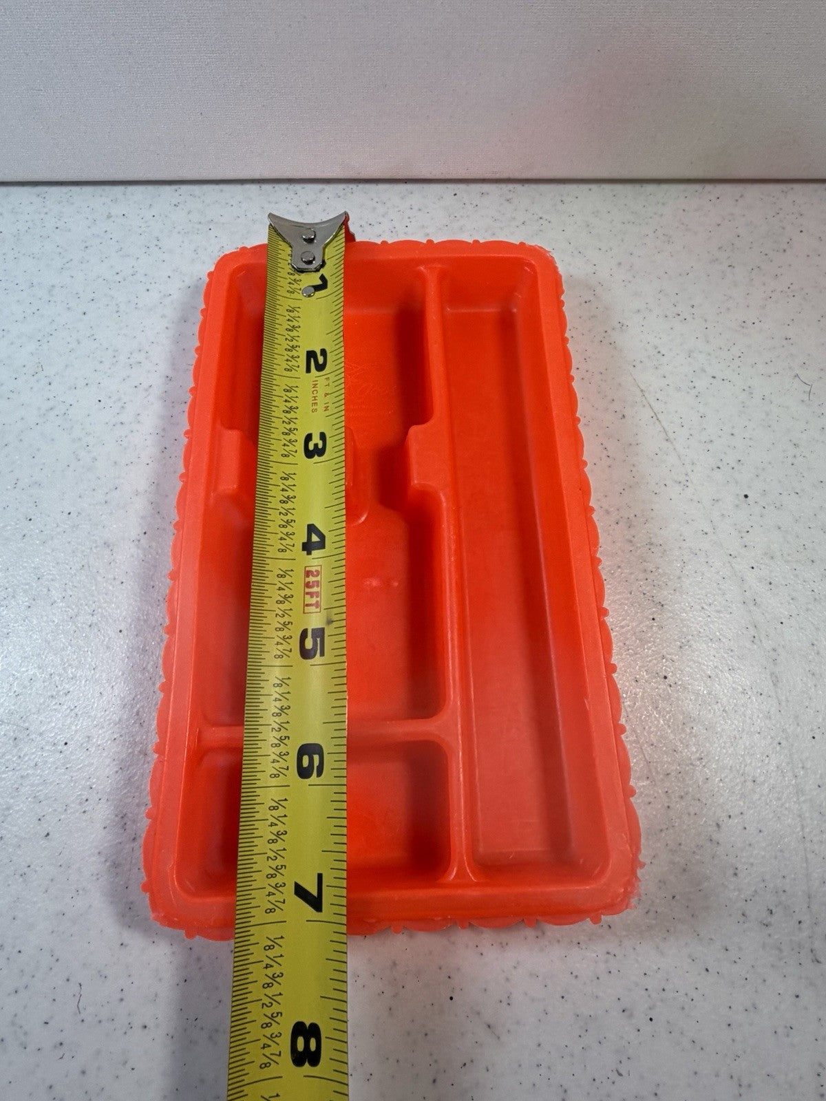 Vintage 1960s Susy Goose Barbie Doll Organizer Tray Red Plastic Insert 7"x4.5"