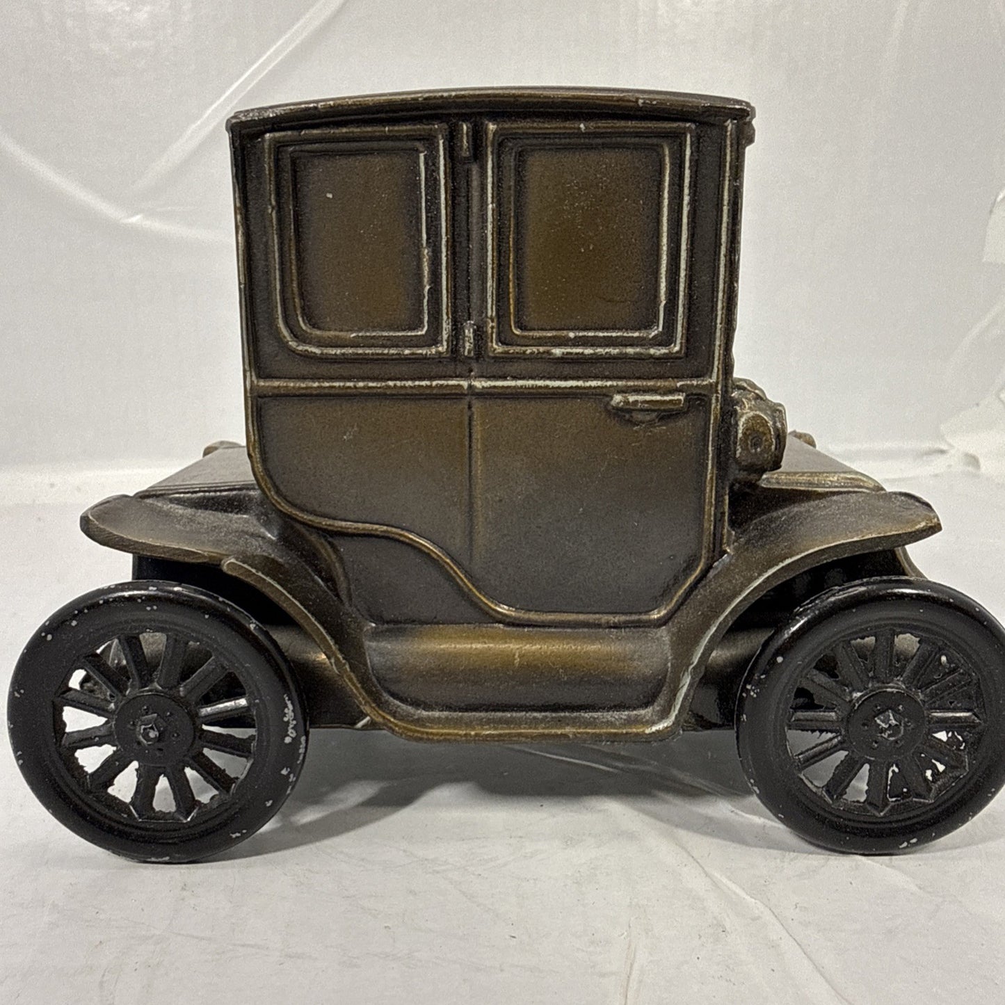 Vintage Banthrico 1910 Baker Electric Car Brass Bank Jamestown First Natl