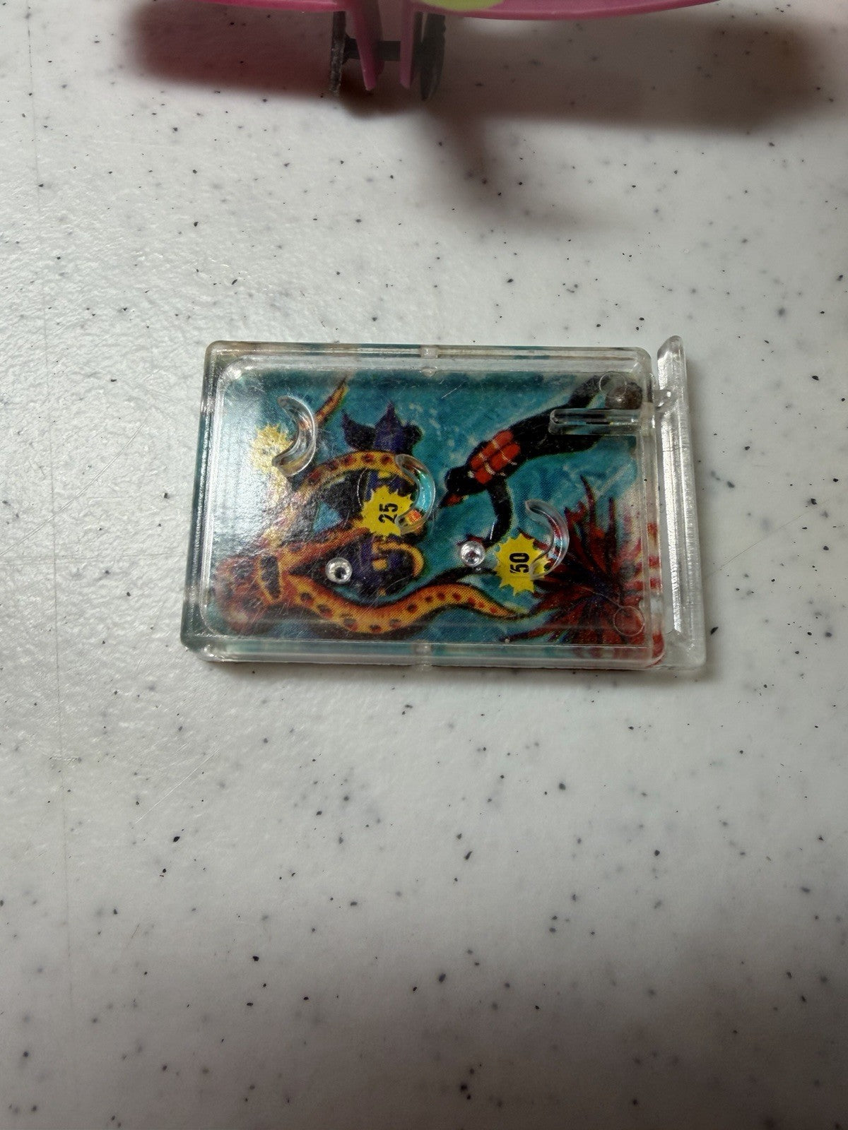 Vintage Plastic Toy Lot Cracker Jack Cereal Premiums Ramp Walker Pocket Game