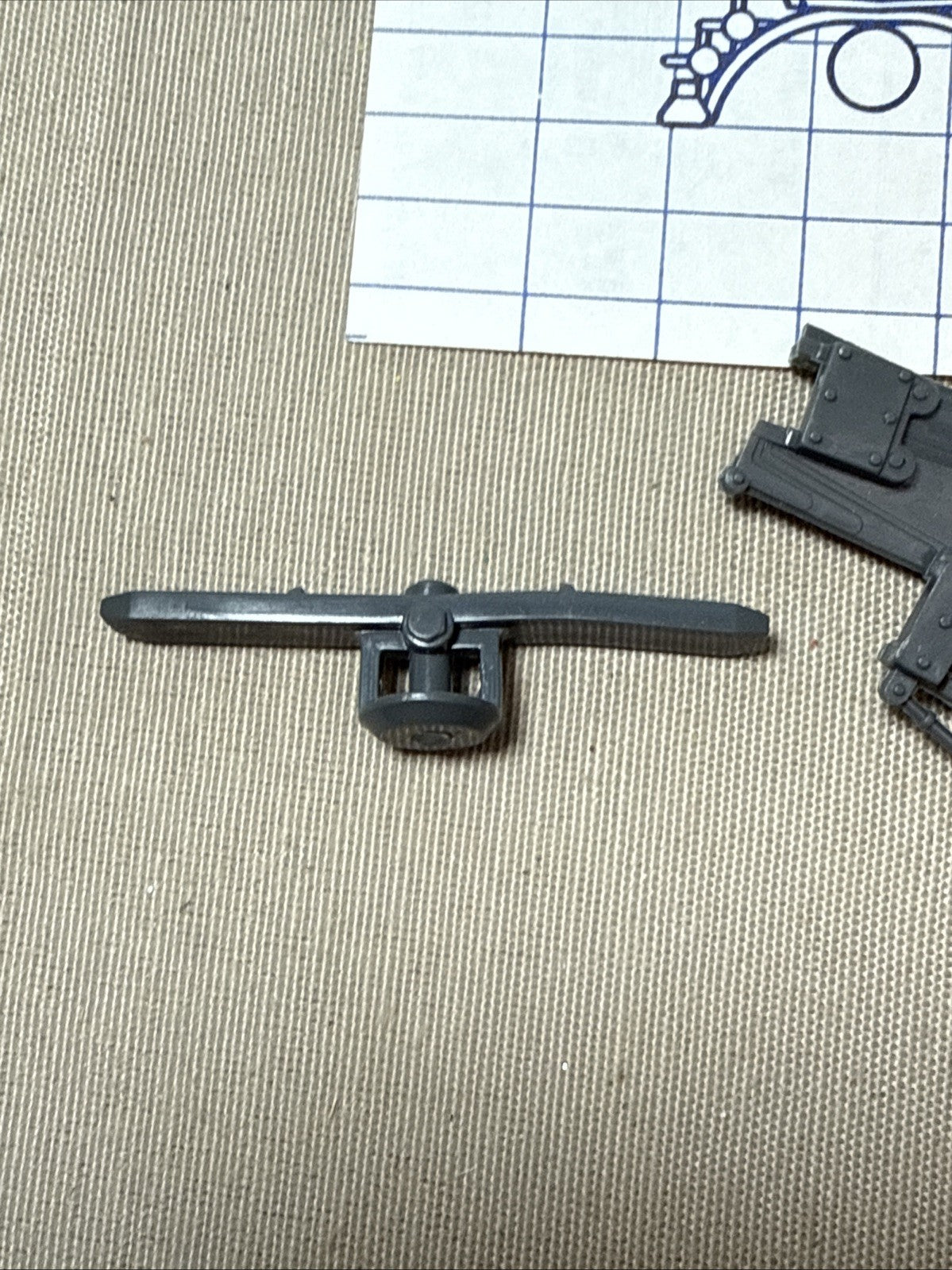 Vintage GI Joe Blueprint Lot RAM & FANG Vehicle Parts Instructions ARAH