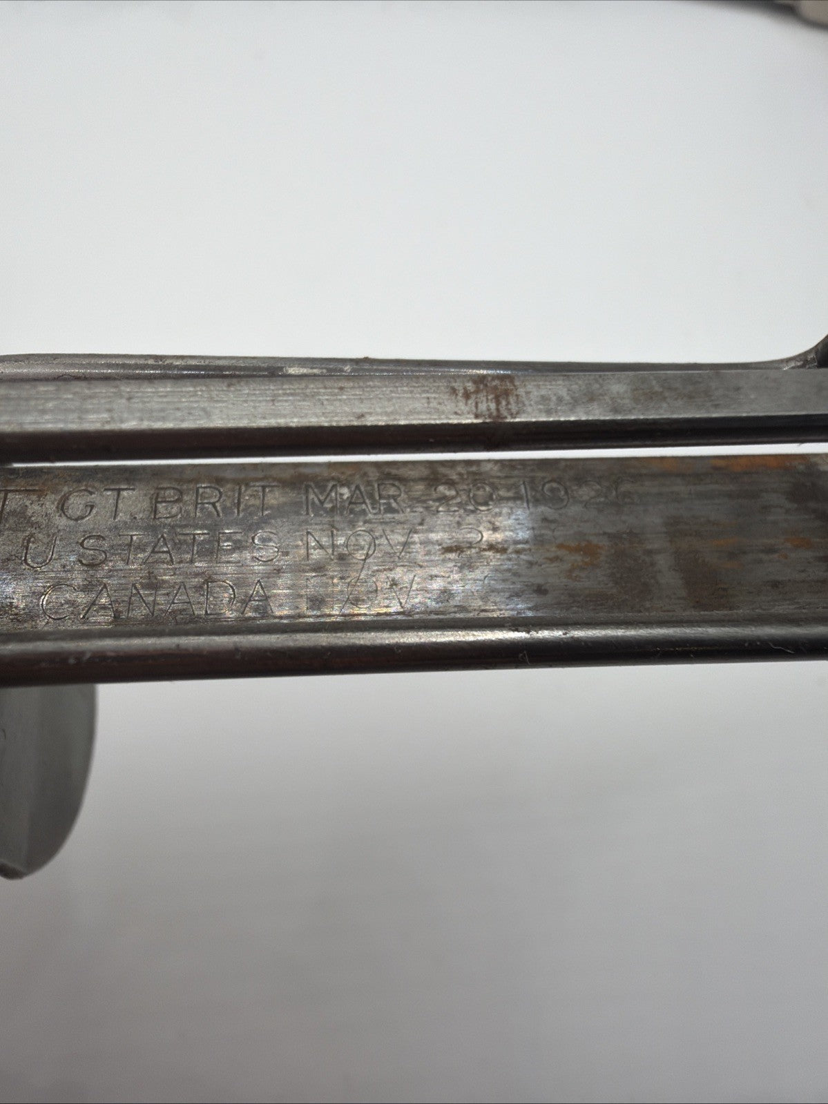 Antique Rug Hooking Tool Machine Wooden Handle 1920s