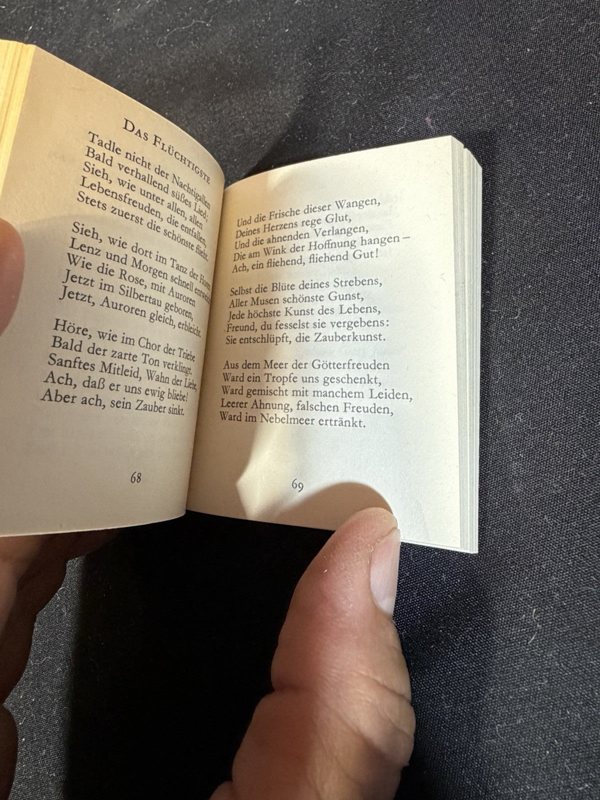 Vintage German Mini Books Love Poems Butterfly Blue Wings Lot