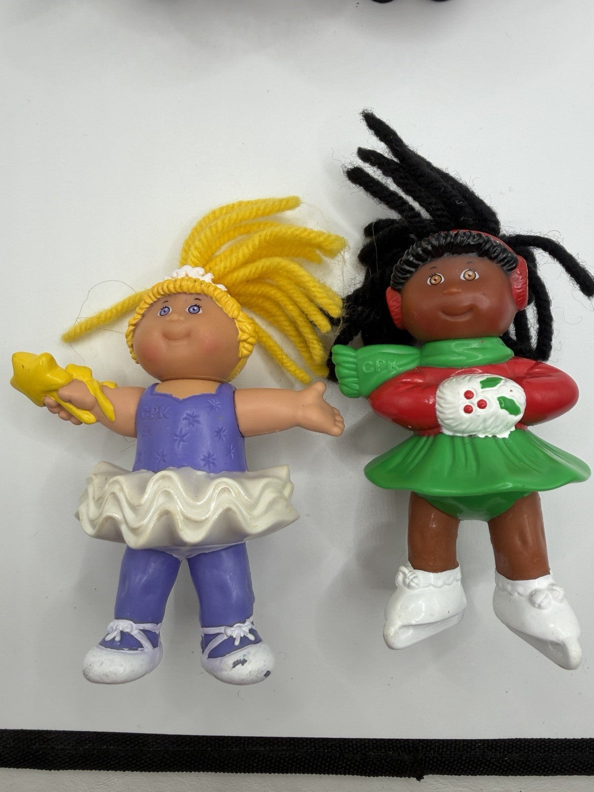 Vintage 1992 Cabbage Patch Kids PVC Figures OAA Dance Ice Skater Toy Lot of 4