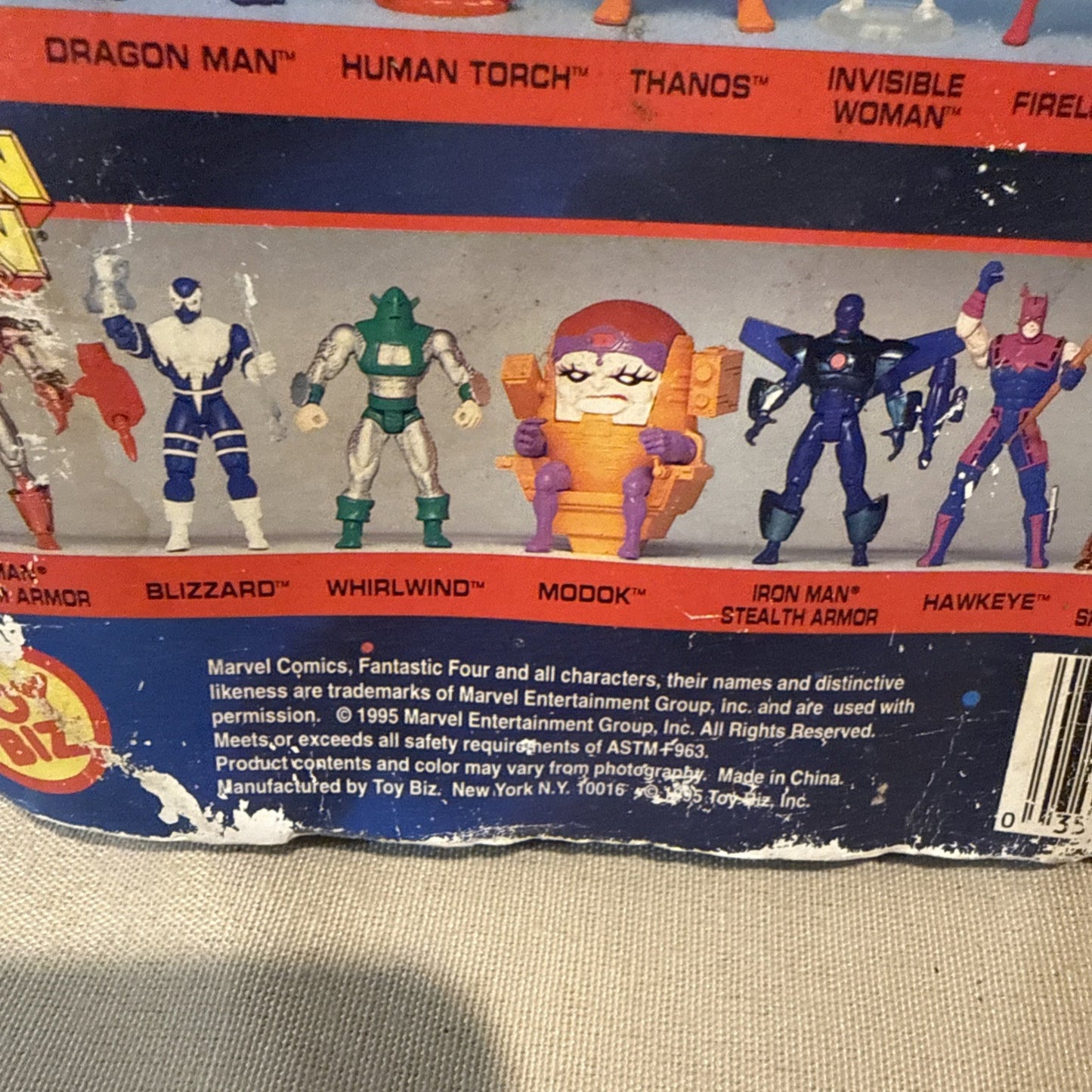 1995 ToyBiz Fantastic Four Invisible Woman Figure Marvel Sealed Vintage