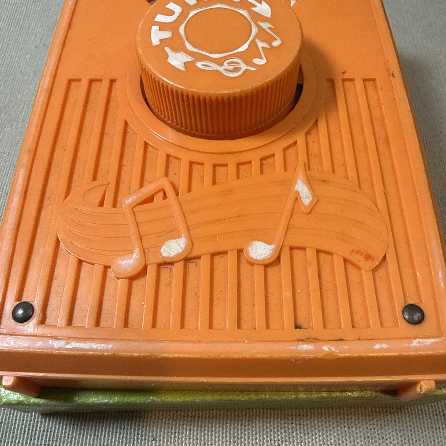 Vintage Lot of 2 Fisher Price Jack and Jill Music Box Radio & Pocket Radio WORKS