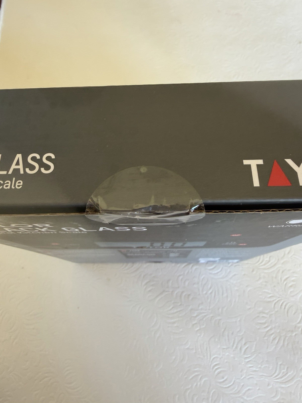 Taylor Digital Kitchen Scale Black Glass 11 lb Capacity New Sealed Box
