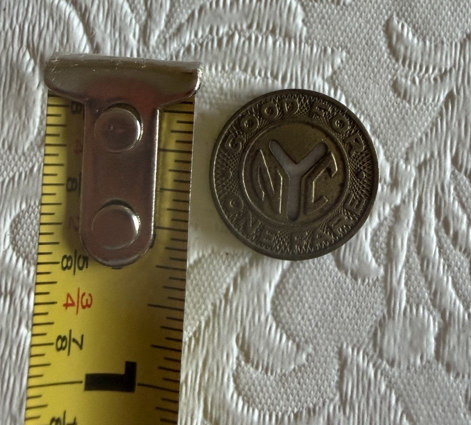 Vintage Token Lot NYC Subway Grandstand The Meadows Admission Brass Tokens