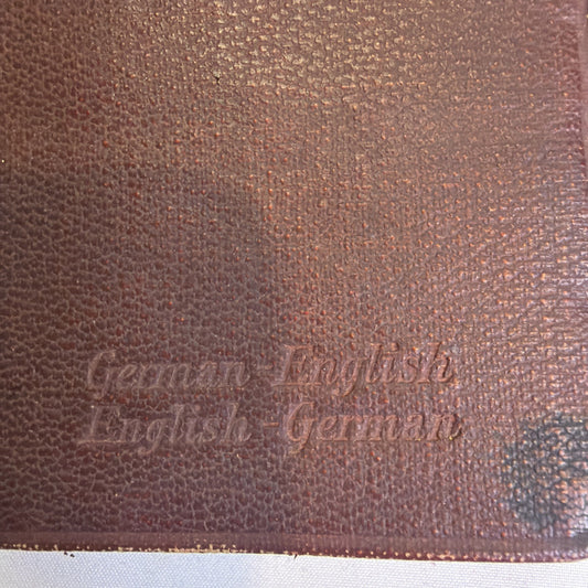1930s Collins German Dictionary, Kenneth C. Hayens, Vintage Pocket Dictionary