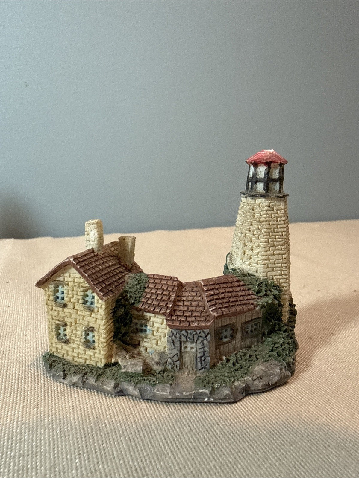 Vintage Lighthouse Figurines Lot 7 Coastal Nautical Miniatures Mixed Brands