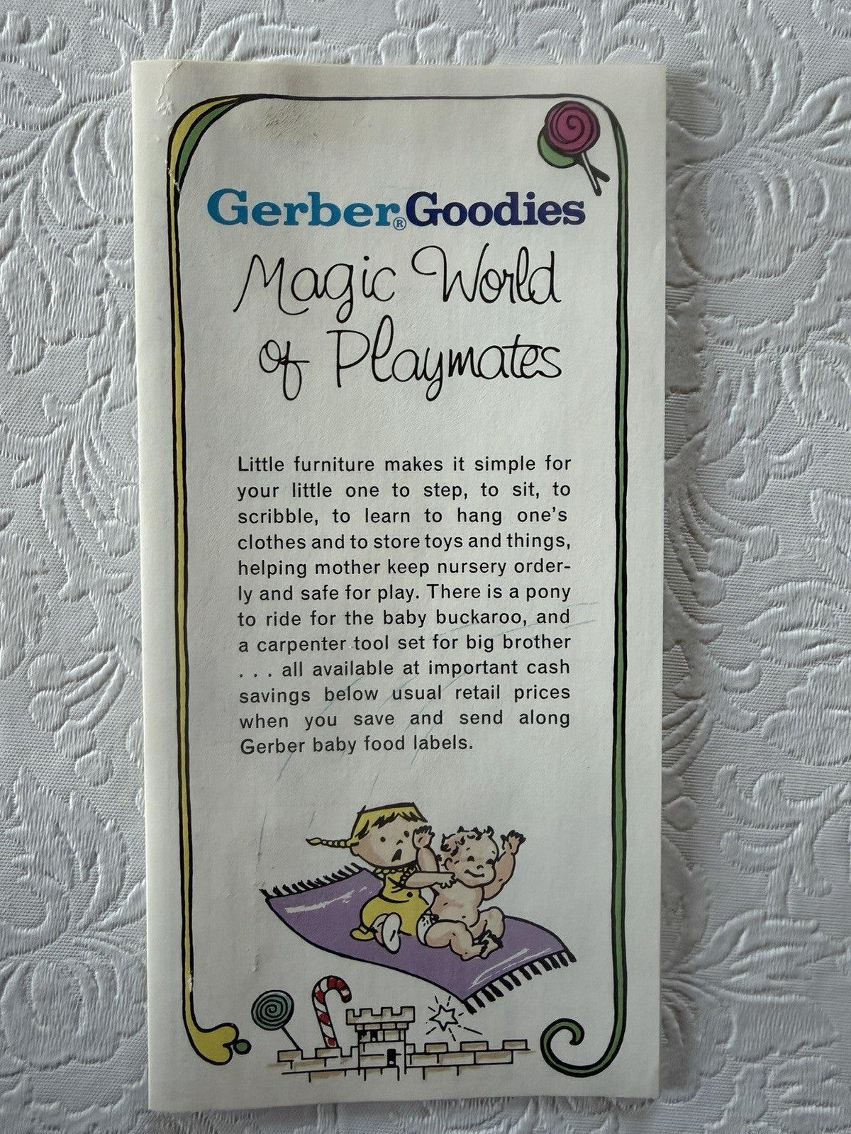 Vintage 1971 New Baby Welcome Packet Gerber Advertising Ephemera Parent Lot