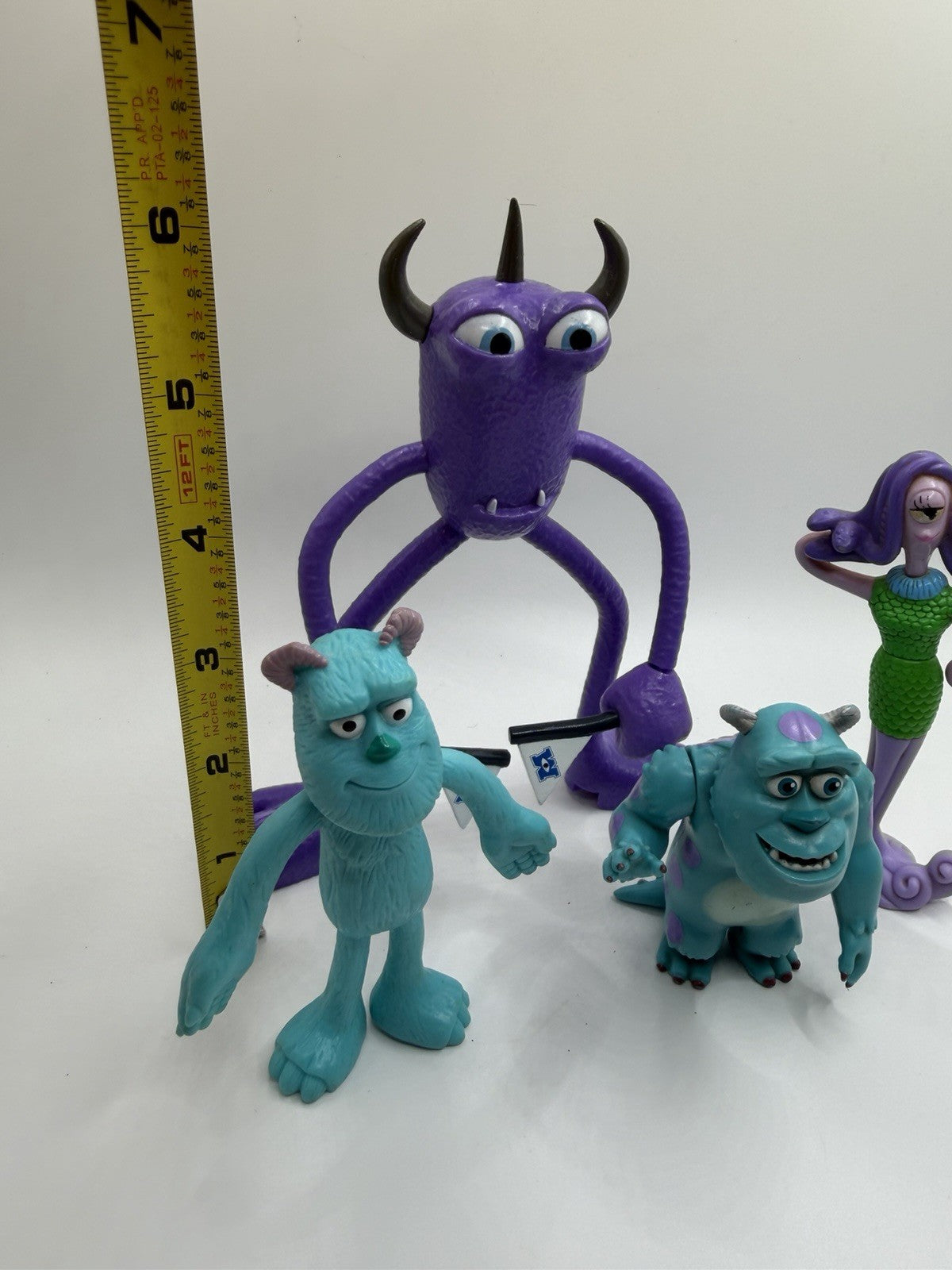 Vintage Disney Pixar Monsters Inc University Figures Lot of 4 Sulley Art Celia